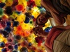 The ceiling of the Bellagio reception area - so grand!