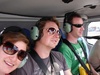 Just about to take off on our Helicopter tour of the grand canyon! Scary .... 