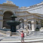 Outside the Monte Carlo casino