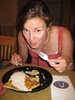 Gooey crepes inside Paris.
