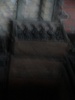 Dusty blurry crate of beer in the brewery.