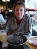 Mmmm. Mussel dinner #1. Reminiscent of Leuven - with Hoegarden and Leffe Blondes.
