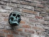 A bronze replica of some dudes skull. Can't remember why.