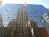Reflection of the massive Chrysler building