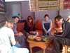 Relaxing on the Riad's roof terrace in the sunny Marrakesh. Off to Essaouira on the coast today!