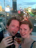 Apple martini and corona in Venice Las Vegas style.