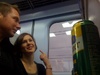 On the train on the way to Penzance for Easter weekend! Not sure what were going to do?