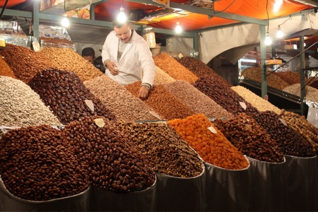 Fresh dried fruits and nuts