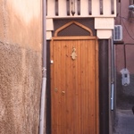 The door to Raid Sabar tucked away in the maze of the Medina