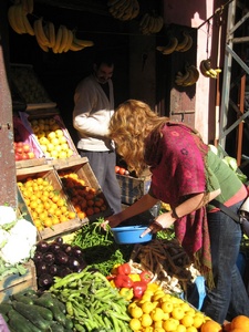 The local vege man, best green beans ever!