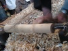 Lauren's rolling pin at the beginning