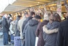 The queues were huge!