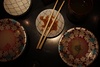 pink plates where the about 200 yen