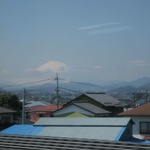 Our only view of Mt Fiji