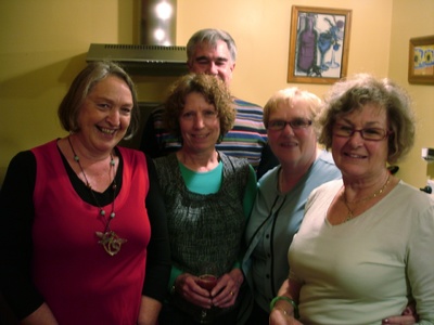 Helen, Jan, Dorothy and Jillian with Euan in the background