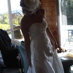 We got to see the bride before the wedding - she looked amazing.