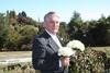 Alan, stuck with the flowers.