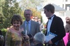 Auntie Pat, Uncle Peter and Cousin Richard (in the kilt) at the ceremony
