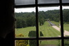 The back gardens leading to the fountain.