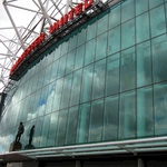 Outside Old Trafford 