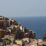 View of Manarola from our Hostel