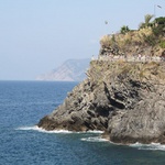 Braved the second part of walk at midday. Manarola to Riomaggiore