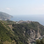 Riomaggiore and Manarola in the distance