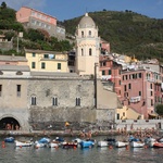 The cute bay with lots of boats