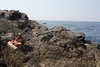 Another swim from the rocks