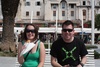 Day one in Split - a tasty sammy on the waterfront.