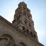 Bell tower of the cathedral of Saint Doimus. The bell tower is Split's main symbol.