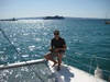 First morning on the boat - and we've set sail!