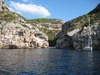 We swam through this rock. On the other side was a cute little cafe offering instant coffee and water.