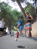 A spot of mini golf.