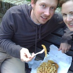 Fish & chip Rendezvous near Tom's work