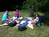 July: Picnic on Hampstead Heath- lovely sunny day