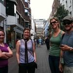 Carnaby st, around the corner from Clear Channel (Gini's work)