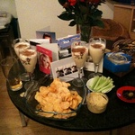 Egg nog with Marcus and Jess