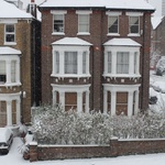 Across the road from our flat