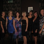Clear Channel's conference in Oxford, the marketing and design girls, Em, Pauline, Elaine, Gini, Claire, Kat, Emma, Rachel, but where is Zoe?!