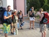 Waiting for the bus in Pisa, on our way to the Cinque Terre walk!