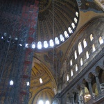 Hagia Sophia mosque from the inside