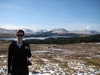 Out across the lower highlands, on our way through Glen Coe.