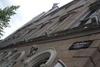 Interesting Building with Shakespeare's head sticking out