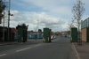Peace gates which are still closed at 10pm every night