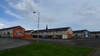 Protestant troubled area with murals on every block end