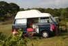 Back at the campsite, relaxing in the sun