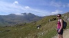 Taking a quick rest on the way up Mt Snowdon