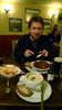 Cute pub, seafood Chowder & Meat Stew