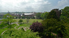 A view from the walls across the parkland